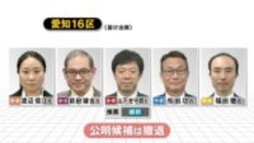 【衆院選2026】構図激変で5人が乱立する愛知16区　“3県で唯一”公明候補が撤退　新党の影響どこまで…