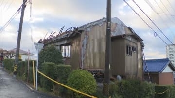 愛知・岡崎市で住宅火災 焼け跡から1人の遺体 高齢女性と連絡取れず