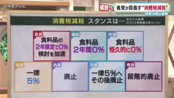 【衆院選2026】消費税減税の“検討を加速”　スーパーでは歓迎と疑問の声