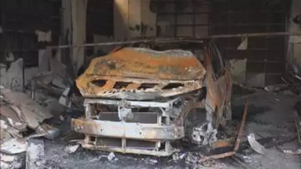 車庫に火をつけ全焼させたか　14歳の男子中学生を逮捕　愛知・岡崎市