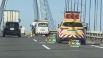 伊勢湾岸道下りで同時間帯に複数の事故