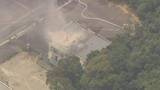 「岐阜市のアパートで火事　消防車など13台出動　けが人なし」の画像1