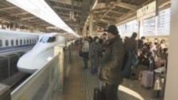 28日も帰省ラッシュ続く　名古屋駅は多くの人で混雑　名古屋・中村区