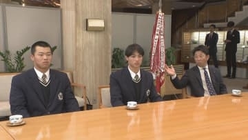 愛知･中京大中京の選手が意気込み 春のセンバツ 5年ぶり33回目の出場