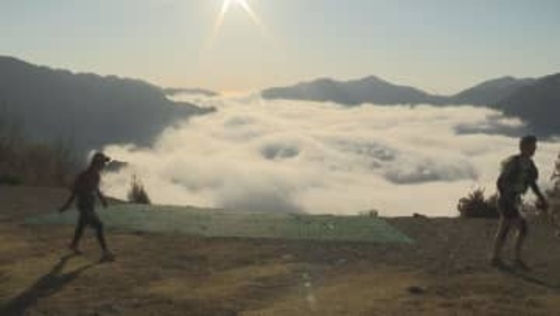 雲海の絶景に「涙出そう」　熊野古道でトレイルランニングレース　　三重・熊野市