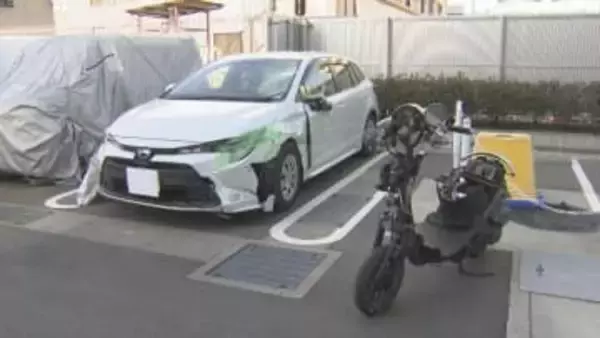 乗用車と原付バイクが衝突 原付バイクの男性が死亡 愛知・あま市