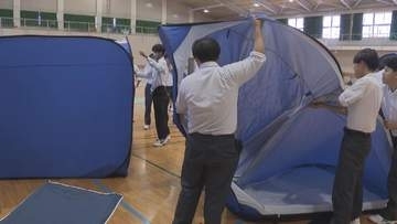 高校生が避難所の運営訓練　南海トラフ地震に備え　三重・熊野市