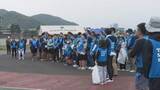 「200人が長良川を清掃！　アユの放流も 岐阜市」の画像1