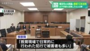 横浜市の元教諭に懲役10年求刑　女子児童を盗撮したなどの罪　名古屋地裁