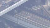 「高架橋に亀裂で国道23号の上下線で通行止め　応急対策と調査に最大2週間かかる見込み　名古屋・港区」の画像1