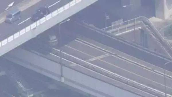 高架橋に亀裂で国道23号の上下線で通行止め　応急対策と調査に最大2週間かかる見込み　名古屋・港区