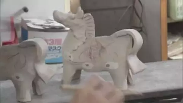 干支の置物作りが最盛期　来年は“午”　岐阜・土岐市