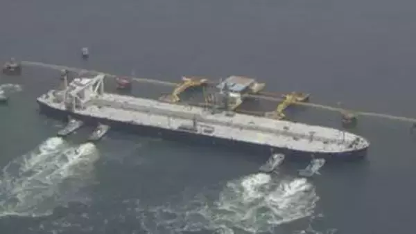 ホルムズ海峡を通過の｢IDEMITSU MARU｣　名古屋港の受け入れ施設に到着　米のイラン攻撃以降ホルムズ海峡通過の原油タンカーの到着は初