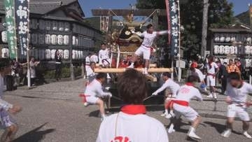 重さ1トンの「暴れ神輿」など　400年以上の歴史ある「木本まつり」　三重・熊野市