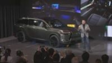 世界初公開のレクサスの新型EV「TZ」　日本では2026年冬に発売予定