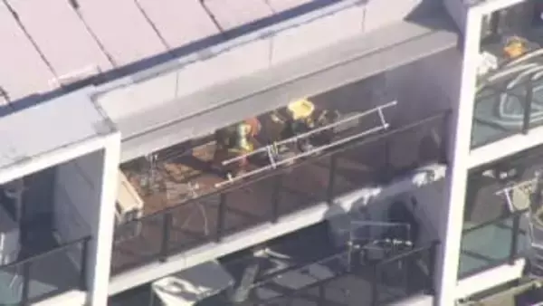 名古屋・東区　マンションで火災　４歳の女の子を搬送