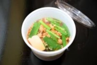 濃厚なうま味、寒い冬乗り越えて　郷土料理「ガニ汁」限定販売／道の駅おがわら湖