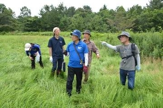 ぼんてん山の植生に理解　出戸地区で植物観察会／六ケ所