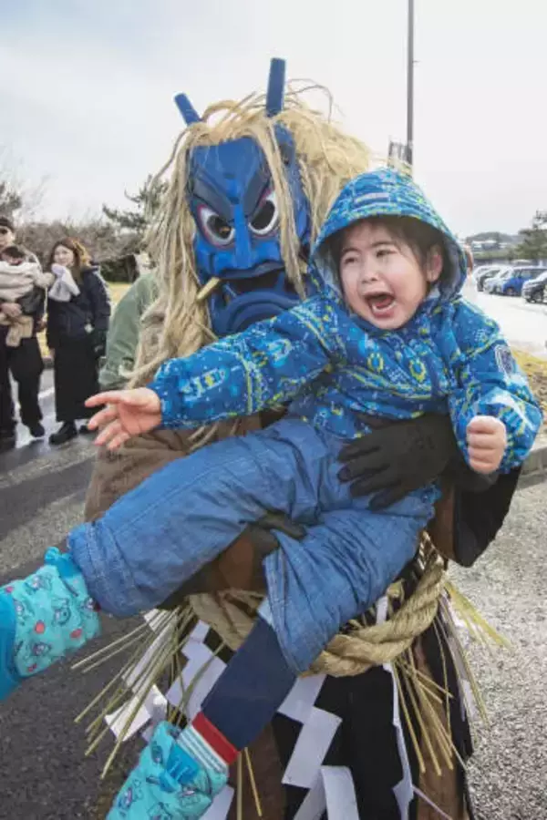 涙声で「いい子になります」　洋野、小正月の伝統行事「なもみ」