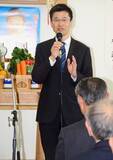 「新人成田氏が事務所開き／おいらせ町長選」の画像1