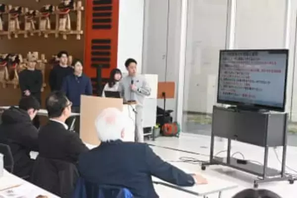 大学やオフィスビル建設、ミニシアター開設を　中心街活性化策、八戸工大生が発表