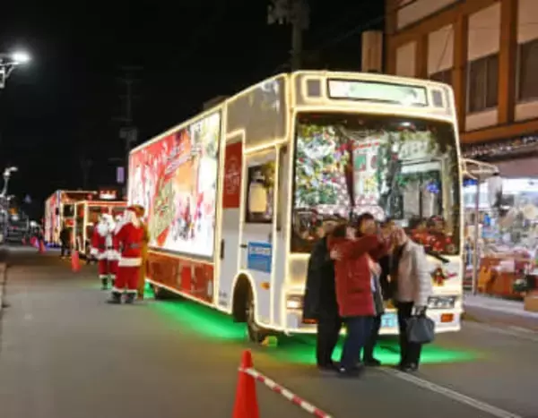 冬の商店街、歩行者天国でにぎやかに　「ごのへのクリスマス」初開催