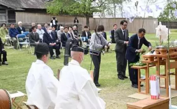 南部師行の功績に思いはせ、歴史の継承誓う　史跡根城本丸跡で記念祭/八戸