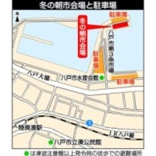 「冬の朝市」18日から　魚市場活用、81店舗ずらり／八戸