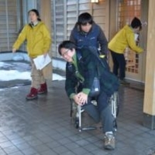 種差冬バル「安心して来場を」　18日のイベント開催に備え　運営団体が避難訓練