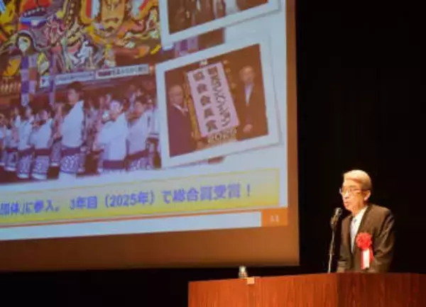 「地域課題解決で好循環を」　青みち銀の石川頭取、六ケ所で講演