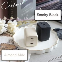 「アーモンドミルク」カラーが選べる67W USB充電器　USB Type-C×3を搭載