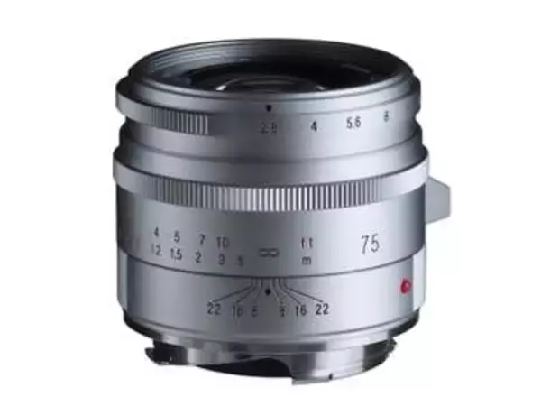 全長44mmの中望遠レンズ「フォクトレンダーAPO-SKOPAR 75mm F2.8 VM」
