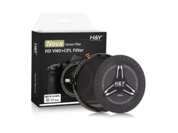 H&Y「Nova」の可変ND＋CPLフィルターに77mmサイズなど追加