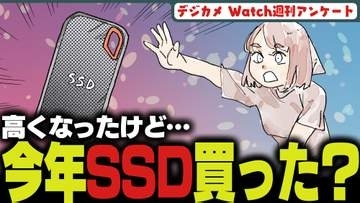 週刊アンケート：【質問】今年SSDを買った？