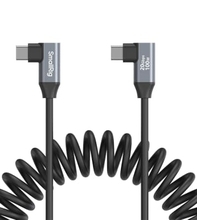 本日のお買い得商品 引っ張り事故に強いカールコードのUSB Type-Cケーブル