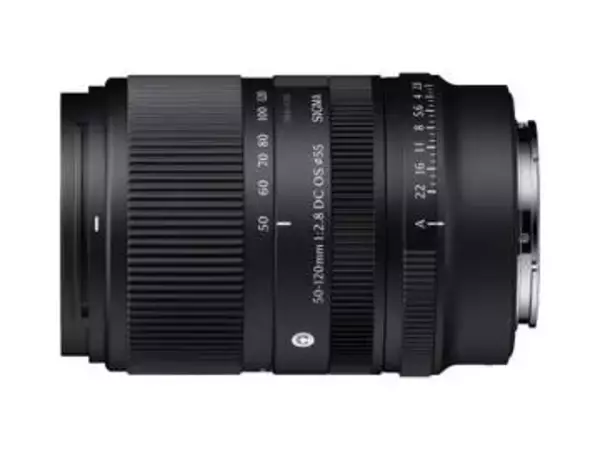 シグマ、全長99mm・重さ390gのAPS-C用F2.8望遠ズーム　大口径なのにフィルター径55mmの「50-120mm F2.8 DC OS｜Contemporary」