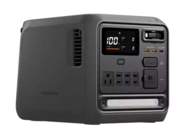 DJIからも1,000Whクラスの小型ポータブル電源　ソーラーパネル用モジュールも本体に内蔵