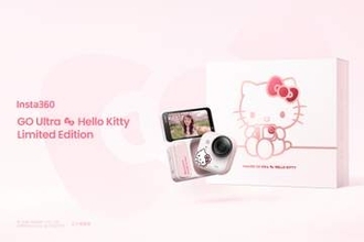重量53gのアクションカメラ「Insta360 GO Ultra」が“ハローキティ”とコラボレーション