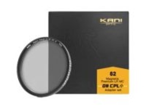 KANIのマグネットCPLフィルターに62/67/72mmが追加　中央減光GNDフィルターには高濃度タイプも