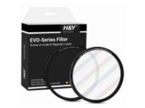 H&Y EVO「ストリークフィルター」に49mmサイズ　レインボー、ブルー、トランスペアレント、ピンク、ゴールドを用意