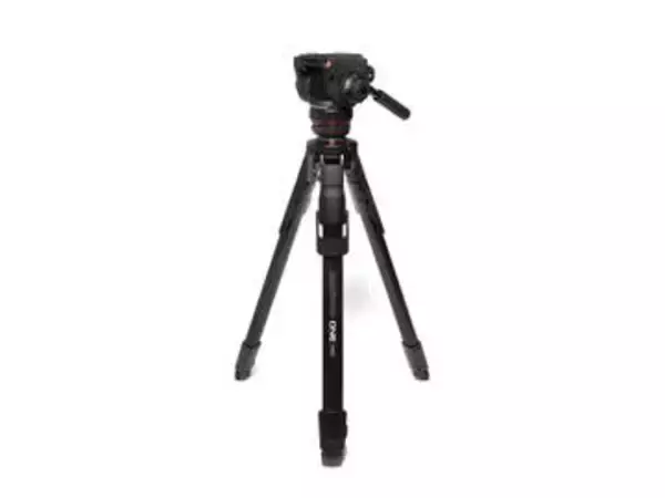 雲台をすばやく交換できる動画用三脚「Manfrotto ONE Video」　脚全段を1カ所でロックできる「XTEND」機構も装備