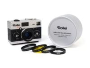 「Rollei 35AF」がレンズフィルターの装着に対応　UV・イエロー・ブラックミストのセット　従来モデルのアップグレードも