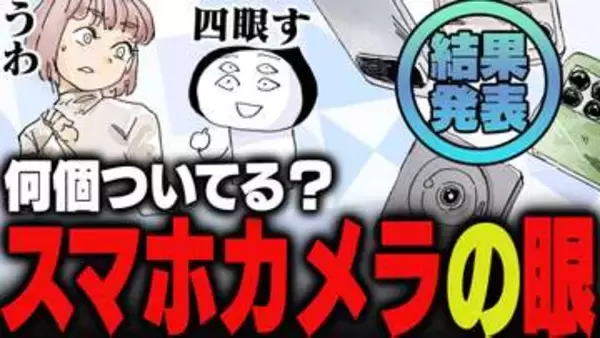 週刊アンケート：【結果発表】スマホカメラは何眼？