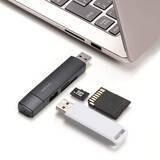 「USB Type-C/A両対応の直挿しSDメモリーカードリーダー　USBハブとしても利用可能」の画像1