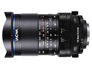 LAOWAのティルト・シフトレンズに35mmタイプ　最短撮影距離は約23cm　0.5倍のハーフマクロ撮影も