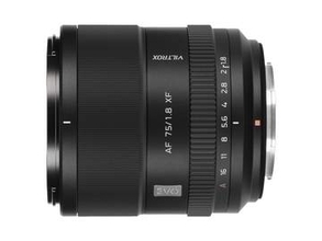 APS-Cミラーレスカメラ向けAF単焦点レンズ「AF 75mm F1.8 EVO」