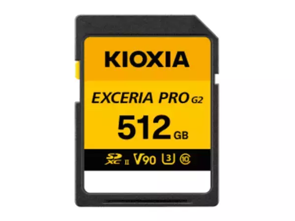 キオクシアからV90対応のSDXC UHS-II　最大読み出し310MB/秒　V60対応モデルも