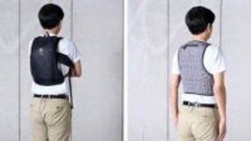 冷凍ペットボトルなどで体を冷やす「水冷服」　背中だけでなく頭・首のためのオプションも