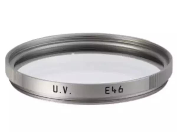 チタン合金を採用した46mm径UVカットフィルター