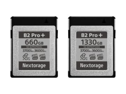 NextorageからVPG1600/VPG400両対応のCFexpress Type B「NX-B2PRO+シリーズ」